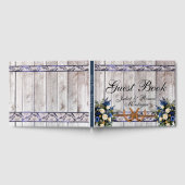 Bloemen, Kant & Hoefijzers, Blauw lint Gastenboek (Volledig)