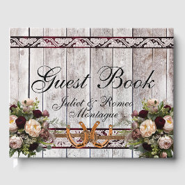 Bloemen, Kant & Hoefijzers, Bourgogne lint Gastenboek