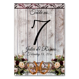 Bloemen, Kant & Hoefijzers, Bourgogne lint Kaart