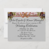 Bloemen, Kant & Hoefijzers, Rood Lint Huwelijk (Achterkant)