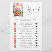 Bloemen kar - Hij zei dat ze zei vrijgezellenfeest (Voorkant)