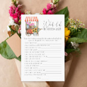 Bloemen kar - Wat zei de bruidegom bruidsspel