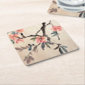 Bloemen Kartonnen Onderzetters (Schuin)