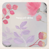 Bloemen Kartonnen Onderzetters (Voorkant)