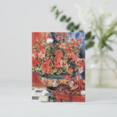 Bloemen & Katten - Impressionistische Kunst - Reno Briefkaart (Staand voorkant)