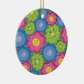 Bloemen Keramisch Ornament (Rechts)