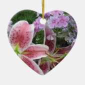  bloemen keramisch ornament (Voorkant)