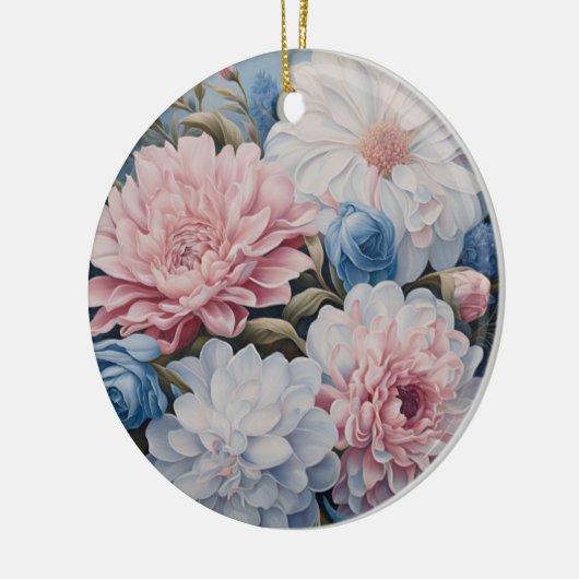 Bloemen Keramisch Ornament (Links)