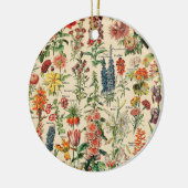 bloemen keramisch ornament (Links)