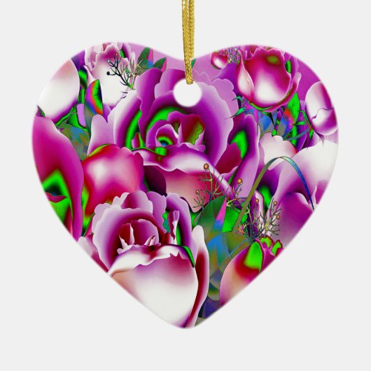 Bloemen Keramisch Ornament (Voorkant)