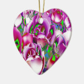 Bloemen Keramisch Ornament (Links)