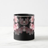 Bloemen Kersenbloesem Jouw naam Monogram Mok (Midden)