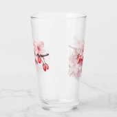 Bloemen Kersenbloesems Regendruppels Glas (Links)
