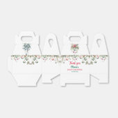 Bloemen Kerst Baby shower Party Favor Box Bedankdoosjes (Uitgevouwen)