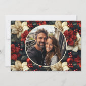  Bloemen Kerst Kaart (Voorkant)