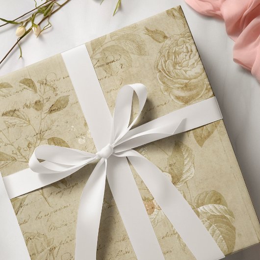  Bloemen Kerst Wrapping Papier