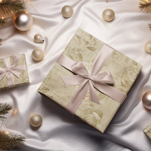  Bloemen Kerst Wrapping Papier