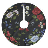 Bloemen Kerstboom Rok (Voorkant)