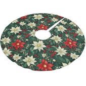 Bloemen kerstpatroon kerstboom rok (Gekanteld)