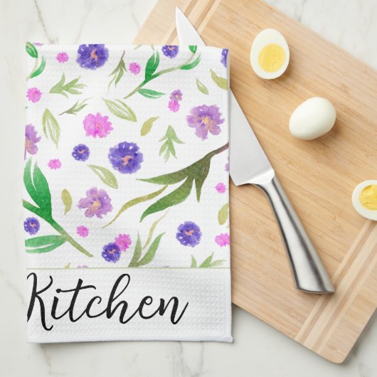  Bloemen Keuken Gift voor Mam Theedoek (Quarter Fold)