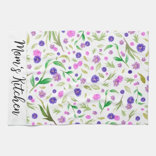  Bloemen Keuken Gift voor Mam Theedoek (Horizontaal)