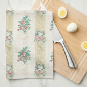  Bloemen Keuken Handdoek met Personalisatie (Quarter Fold)