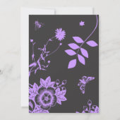 BLOEMEN KIND Bar Bat Mitzvah Uitnodiging (Achterkant)