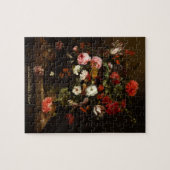  bloemen Kinder kunstlagen schilderen Legpuzzel (Horizontaal)