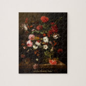  bloemen Kinder kunstlagen schilderen Legpuzzel (Verticaal)