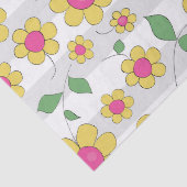 Bloemen kinder schilderige lentedjes tissuepapier (Detail)