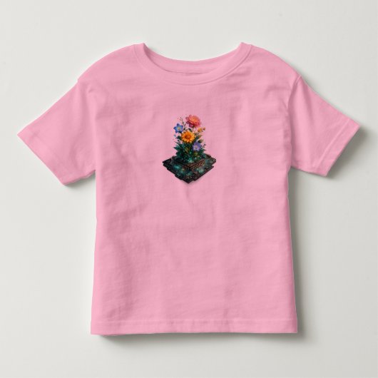 bloemen kinder shirts (Voorkant)