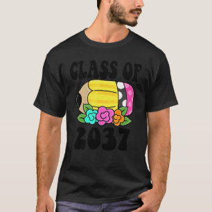 Bloemen Kinderen Terug naar school Klas van 2037 P T-shirt