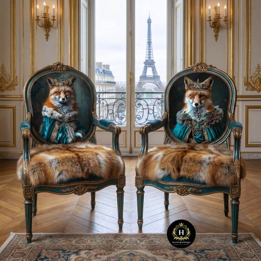  Bloemen King Fox Decoupage Tissuepapier