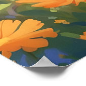 *~*  Bloemen Kitty Kat 5:4  Kitten Vlinder AP68 Poster (Hoek)