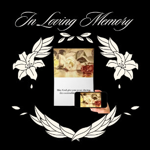 Bloemen KJV Bijbel Verse Sympathie Kaart