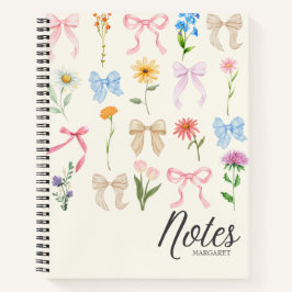 Bloemen Klasse Stijl Minimalistisch  Notitieboek