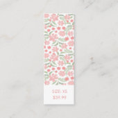Bloemen Kledinglabel Hang Label (Voorkant)