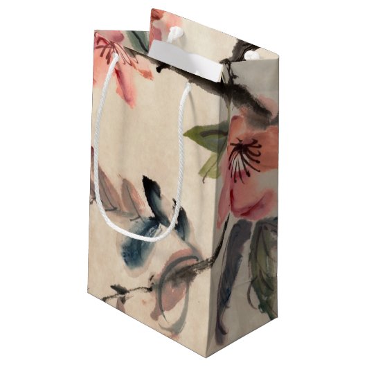 Bloemen Klein Cadeauzakje (Achterkant Gekanteld)