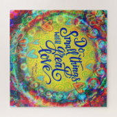  Bloemen Kleine Dingen Grote Liefde Inspirivity Legpuzzel (Horizontaal)