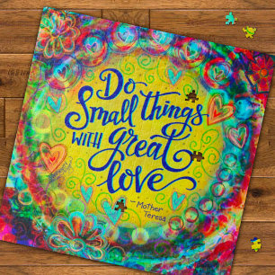 Bloemen Kleine Dingen Grote Liefde Inspirivity Legpuzzel