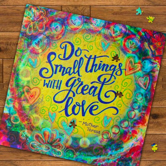  Bloemen Kleine Dingen Grote Liefde Inspirivity Legpuzzel