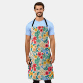  bloemen, kleine kleurrijke bloemen. schort (Gedragen)