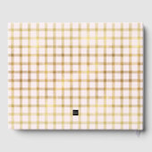 Bloemen Kleine Pompoen Meisje Baby shower Baby sho Gastenboek (Achterkant)