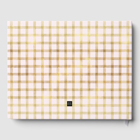 Bloemen Kleine Pompoen Meisje Baby shower Baby sho Gastenboek (Achterkant)