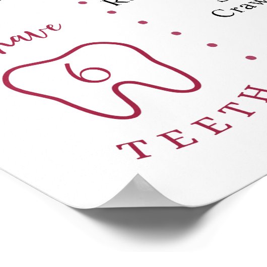 Bloemen kleine pompoen verjaardag Milestone Poster (Hoek)