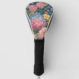  bloemen Kleurrijk Antiek Schilderij Golfheadcover