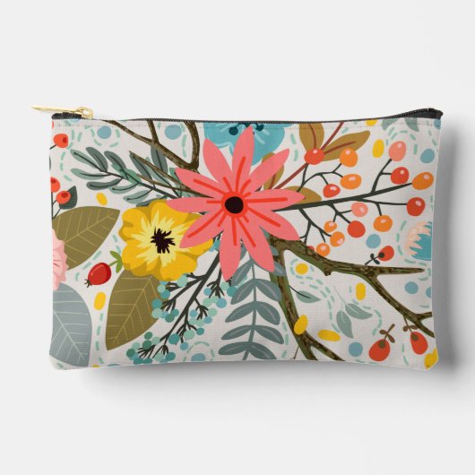 Bloemen Kleurrijk Aquarel Schattig Etui (Voorkant)