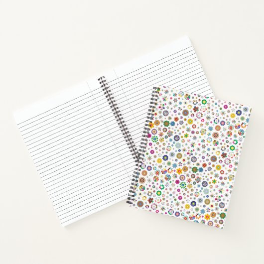  bloemen - Kleurrijk Notitieboek (Binnen)