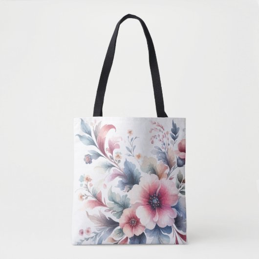 Bloemen, Kleurrijk, Zonnebloem, Bloemen Tote Bag (Voorkant)