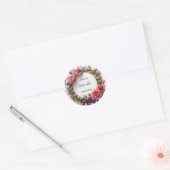 Bloemen kleurrijke amendhi voorkeur stickers (Envelop)